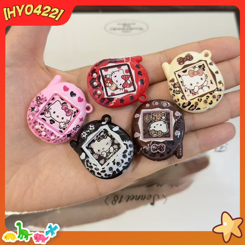 Jewelry Making Hobby - Acrylic Cute Kt Cat Leopard Print