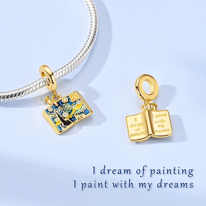 Jewelry Making Books - Zircon Charms 925 Silver Gold Book