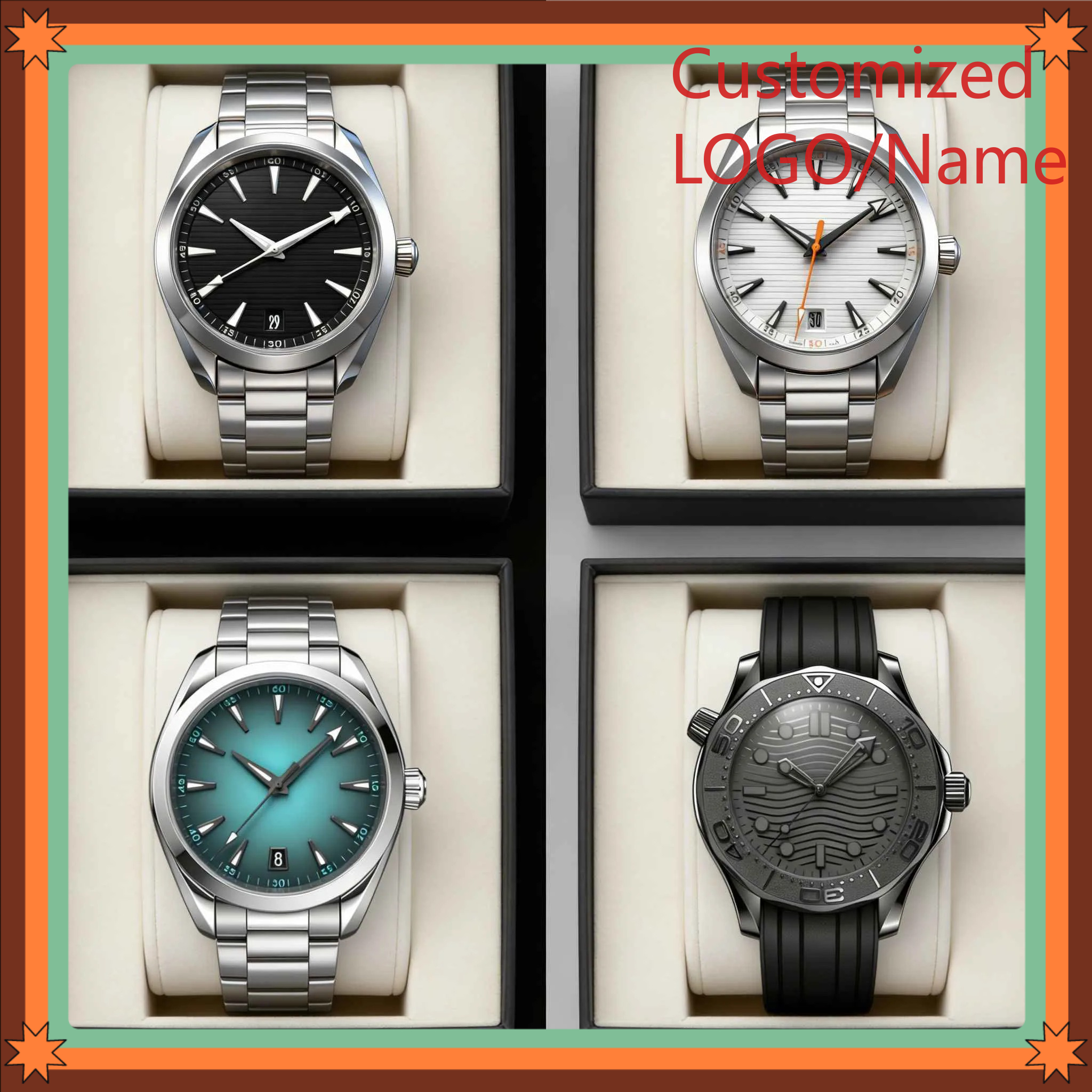 Making Custom Jewelry - A989 Store 40mm Men's Automatic Movement