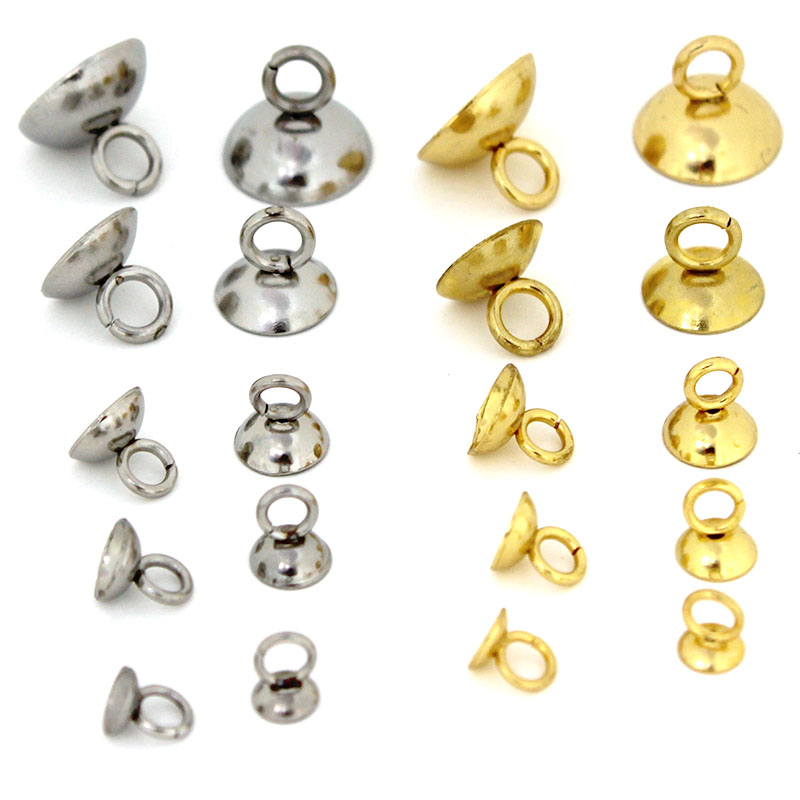 Jewelry Making Hobby - 20Pcs 4/5/6/8/10mm Stainless Steel Beads End