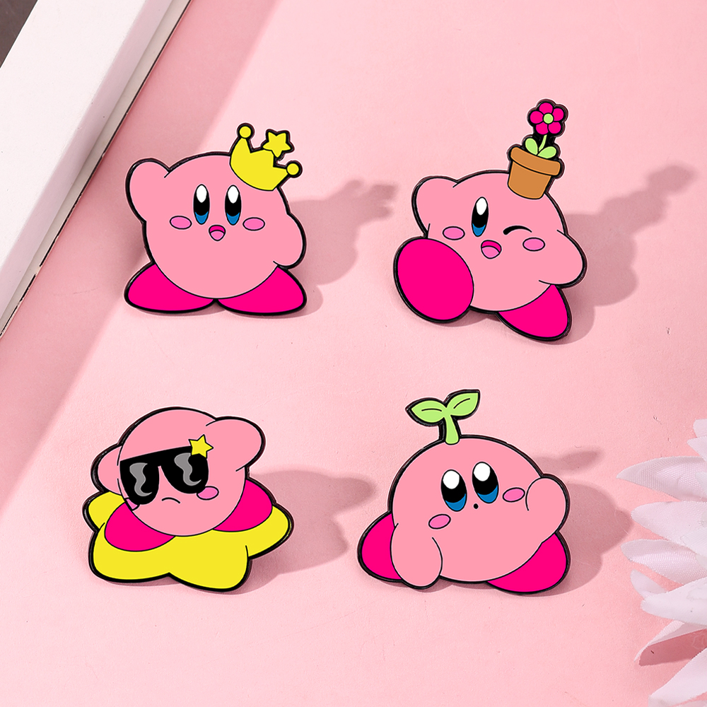 4pcs Kirby Enamel Lapel Pins S – Jewelry Making Kit Bewertung und Preis