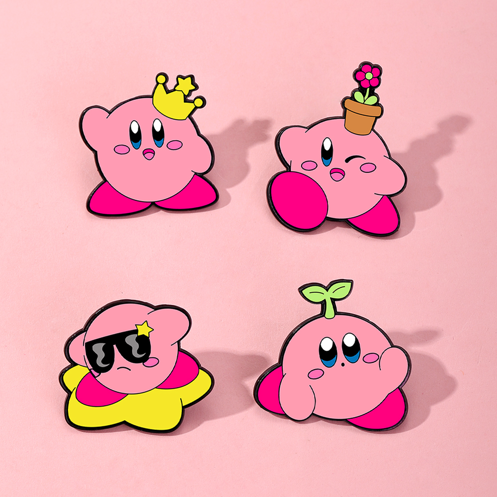4pcs Kirby Enamel Lapel Pins S – Jewelry Making Kit Bewertung und Preis