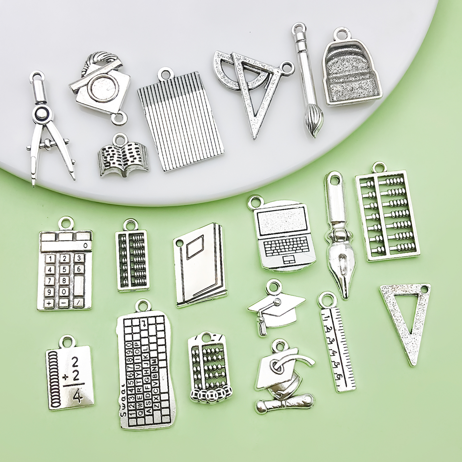 10/20pcs Alloy Ruler, Abacus,  – Jewelry Making Books Bewertung und Preis