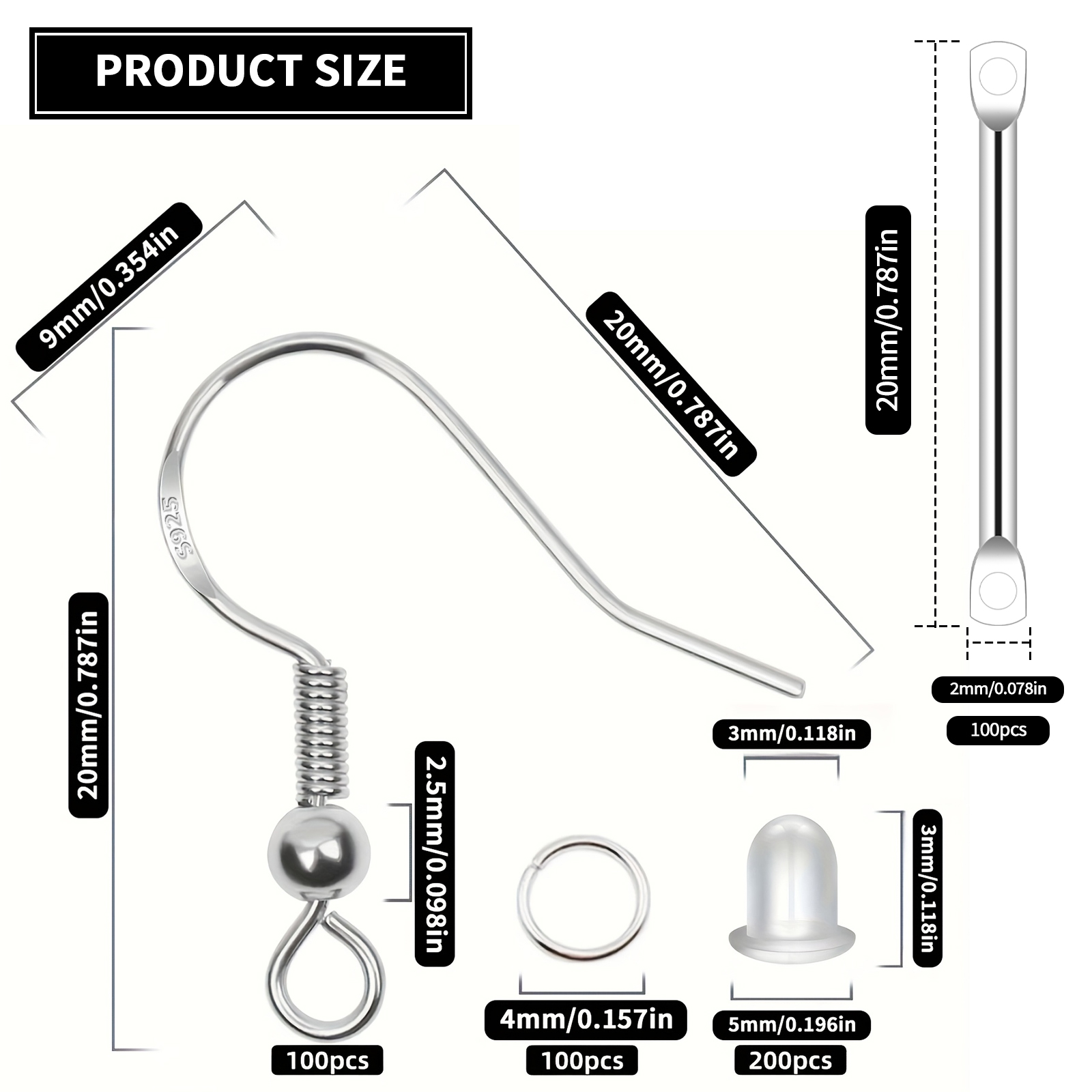 925 Silver/Gold Plated Earring – Jewelry Making Kit Bewertung und Preis
