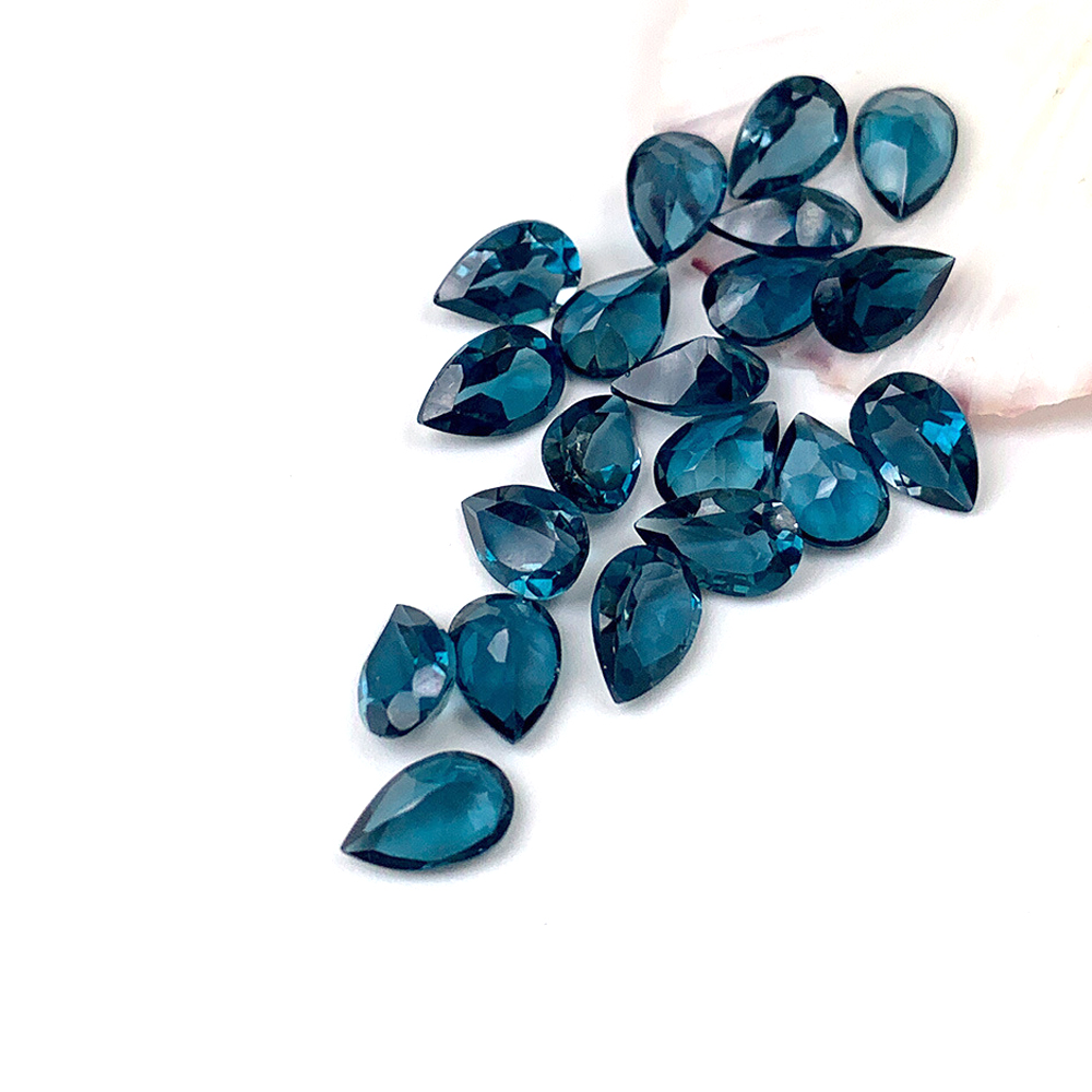 5pcs London Blue Topaz Pear 6x – Jewelry Making In London Bewertung und Preis