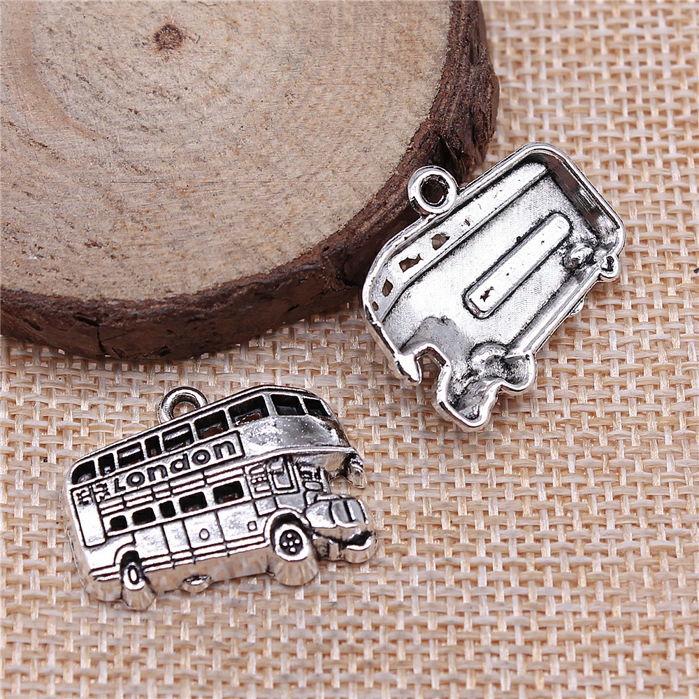 IFOCUS 10pcs/Lot London Bus Ch – Jewelry Making In London Bewertung und Preis
