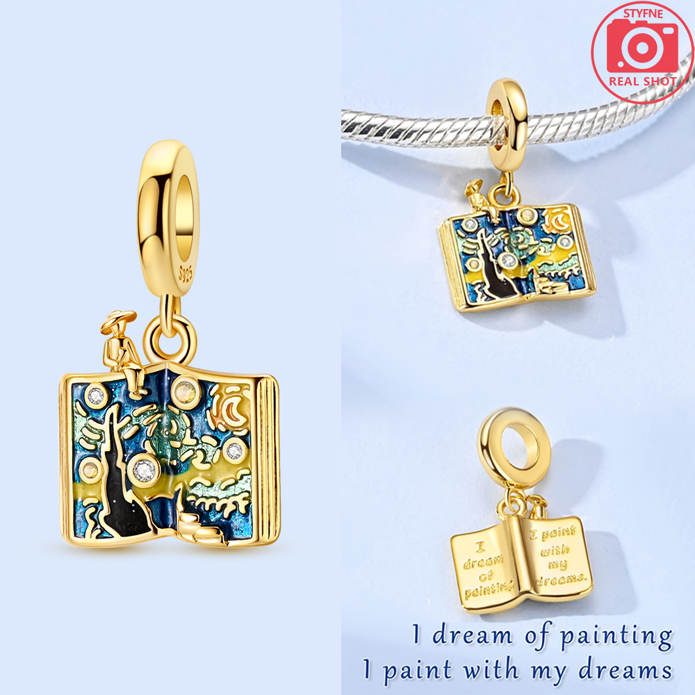 Zircon Charms 925 Silver Gold  – Jewelry Making Books Bewertung und Preis