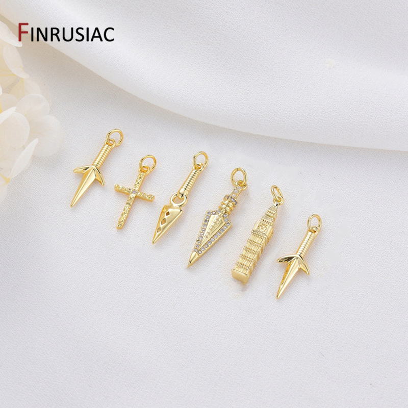14K Gold Plated Brass Cross/Lo – Jewelry Making In London Bewertung und Preis