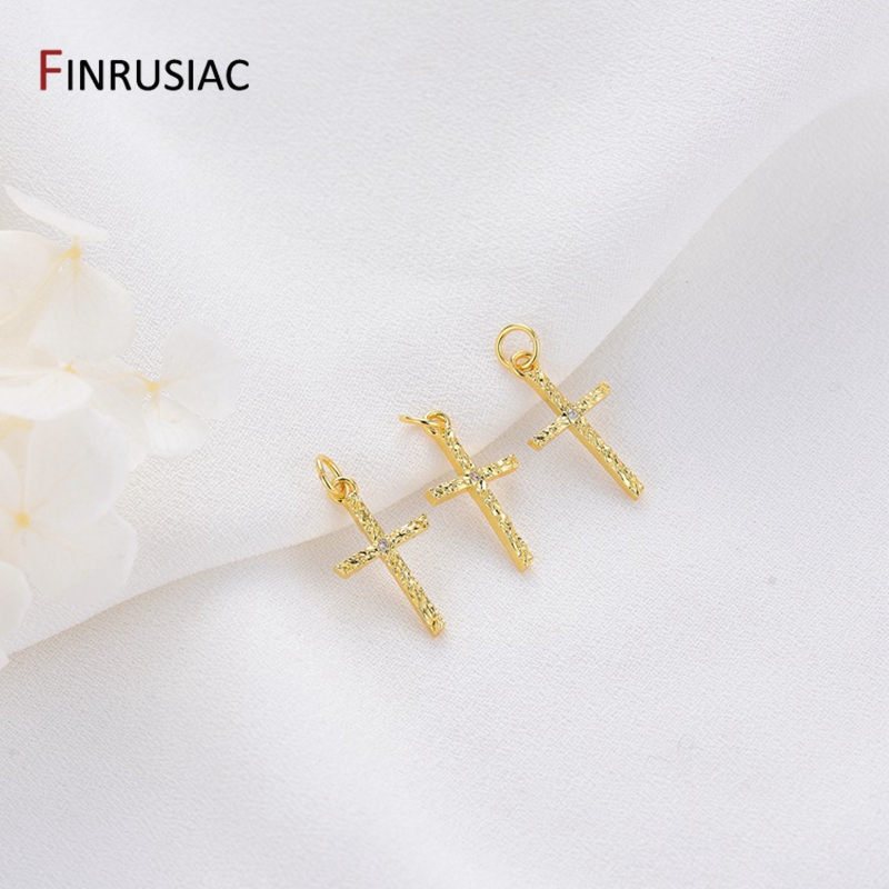 14K Gold Plated Brass Cross/Lo – Jewelry Making In London Bewertung und Preis