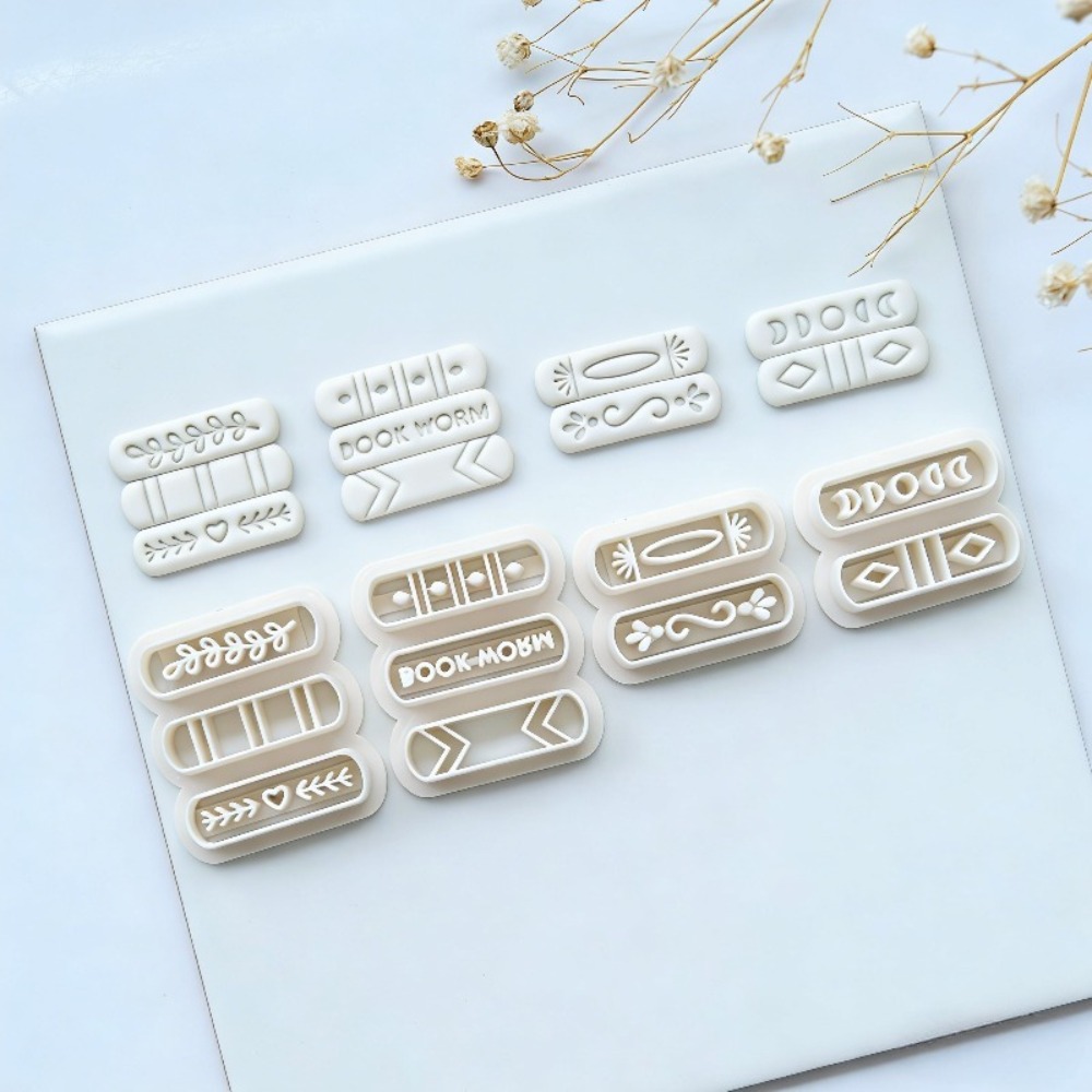 7pcs/set Book Stack Themed Pol – Jewelry Making Books Bewertung und Preis