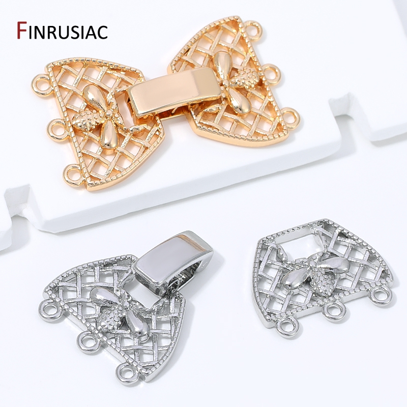 14K Gold Plated Brass 3-Row Pe – Jewelry Making Hobby Bewertung und Preis