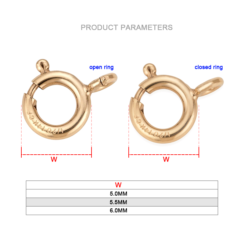 14K Gold Filled Spring Ring Cl – Jewelry Making Hobby Bewertung und Preis
