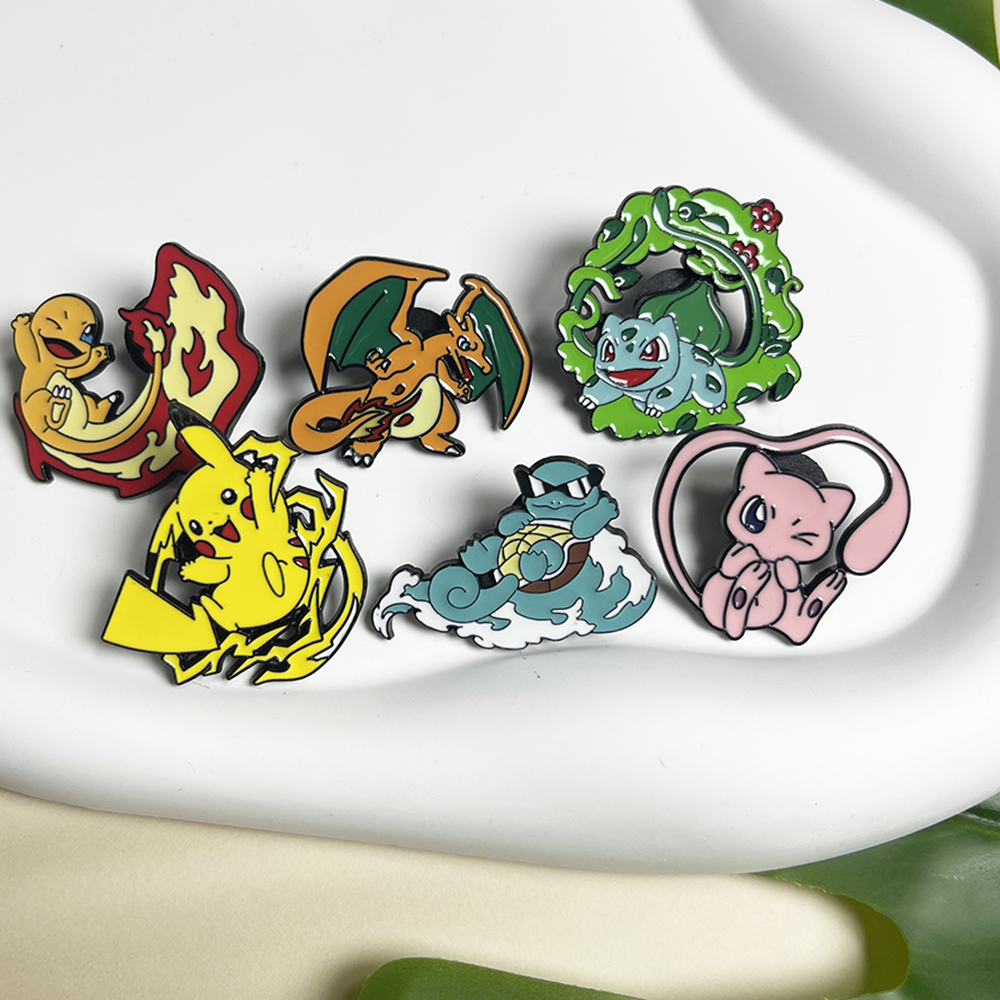 6pcs Anime Pins Set Pokemon En – Jewelry Making Kit Bewertung und Preis