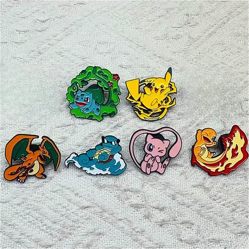 6pcs Anime Pins Set Pokemon En – Jewelry Making Kit Bewertung und Preis